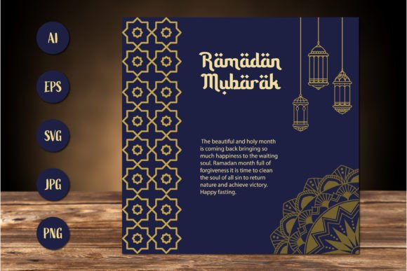 Designing a Ramadan Mubarak Greeting Card with Ease