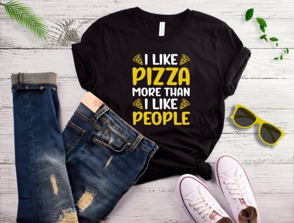 Pizza T-shirt Design Vector: Custom Files for Creators