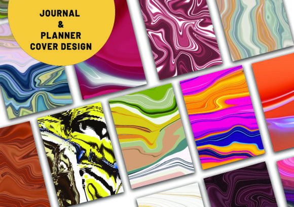 Transforming KDP Cover Planner Cover Journal Cover Designs with Abstract Art