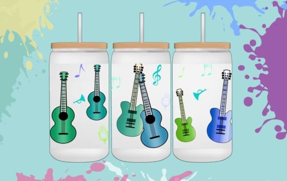 Unlocking Creative Potential with the Guitar Wrap Png 16 Oz Libbey Glass Can
